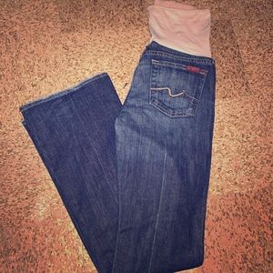 7 for all mankind Maternity jeans!